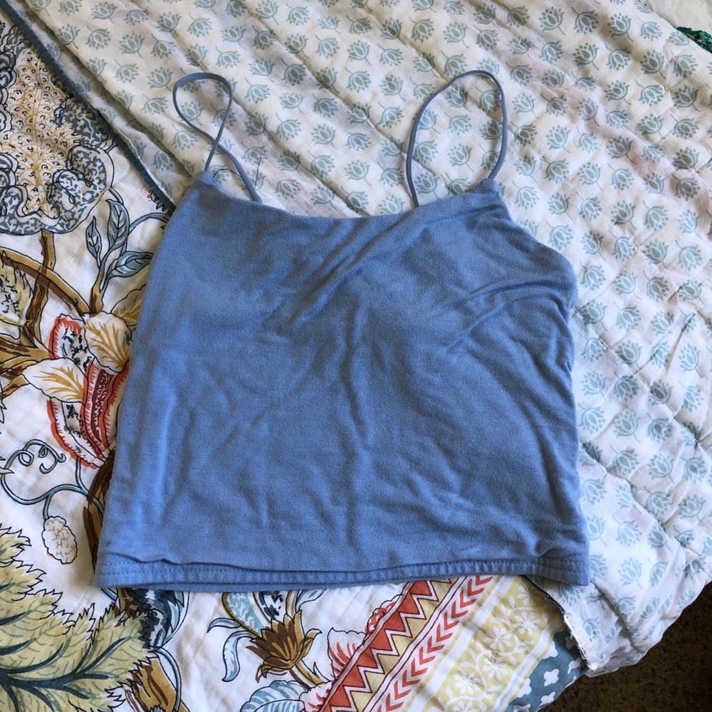 Blue tank